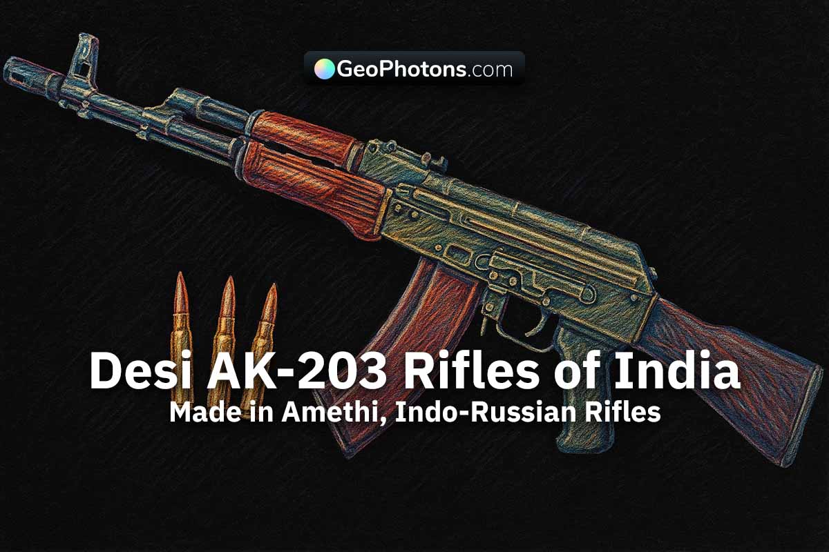 Desi AK-203 Rifles of India